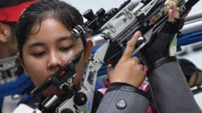 Vidya Rafika Rahmatan Thayiba, petembak pertama Indonesia lolos kualifikasi Olimpiade Tokyo 2020