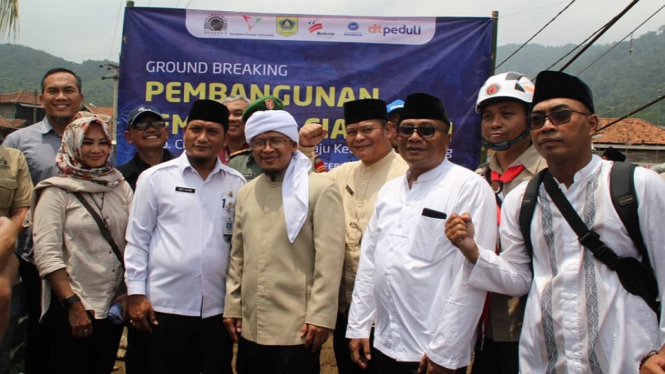 Bakrie Tanggap dan DT Peduli Gandeng Bakrie Metal Industries Bangun Kembali Jembatan Ciasahan (Foto Istimewa)