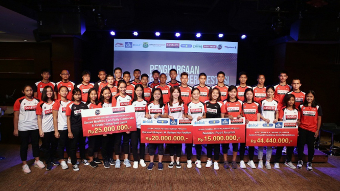 Pemberian bonus total Rp. 104,4 juta kepada atlet-atlet muda berprestasi sepanjang tahun 2019 diantaranya gelar juara Asia Jr, juara Dunia Jr dan Piala Suhandin