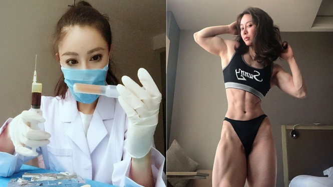 Yuan Herong, Dokter Cantik Berbadan Kekar Pemberantas Virus Corona