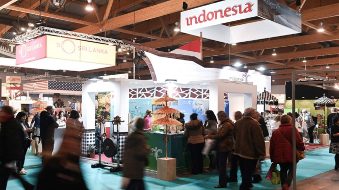 Ribuan Pengunjung 'Brussels Holiday Fair' Padati Paviliun Wonderful Indonesia (Foto KBRI Brussel)