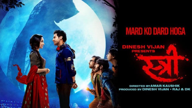 Film Horor Shraddha Kapoor dan Rajkummar Rao 'Stree' Siap Tayang di Mega Bollywood ANTV (Foto Poster Film)
