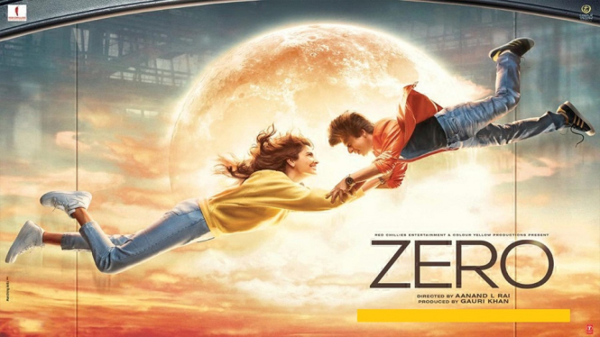Film Bertabur Bintang 'Zero' Shah Rukh Khan Siap Tayang di Mega Bollywood ANTV (Foto Poster Film)