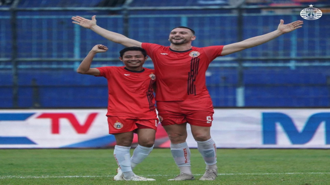 Marco Simic dan Evan Dimas Persija Awali PGJ dengan Sempurna