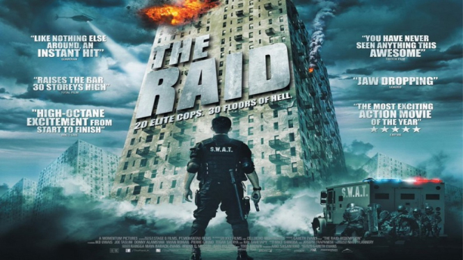 Terkuak, Ternyata Film Iko Uwais 'The Raid' Bakal Digarap Ulang Hollywood (Foto Poster Film)