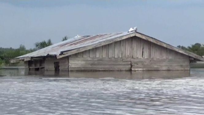 Banjir di Musi Banyuasin Sumsel Semakin Tinggi Capai 3 Meter