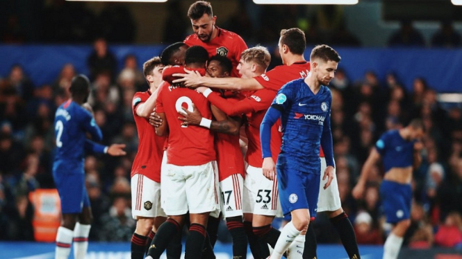 32 Besar Europa League 2020 - MU tengah dalam kepercayaan diri tinggi usai menang 2-0 atas Chelsea dalam lanjutan Liga Inggris