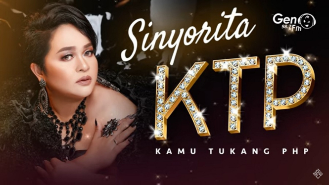 Komedian Sinyorita, Luncurkan Single Perdana Genre Dangdut Berjudul 'KTP', Apa Artinya? (Foto Tangkap Layar Youtube)