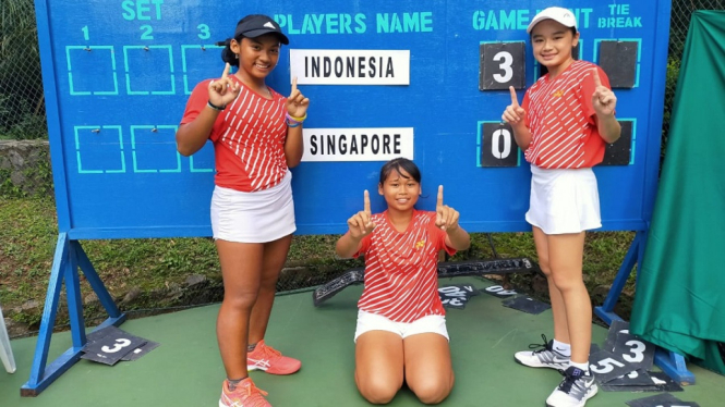 Tim Putri Indonesia kalahkan Singapura 3-0 Juara WJCT 2020