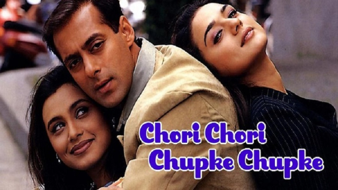 Drama Rumah Tangga Salman Khan dan Rani Mukherjee 'Chori Chori Chupke Chupke' Ada di Mega Bollywood ANTV Hari Ini (Foto Poster Film)