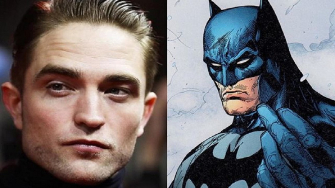 (Robert Pattinson dan Batman/ Foto: Instagram@matt.reeves)