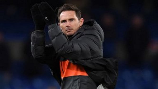 Frank Lampard pelatih Chelsea vs Bayern Munchen 0-3