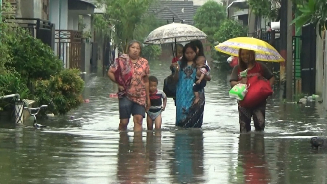 Perumahan Garden City di Tangerang, Banten, Kebanjiran Lagi