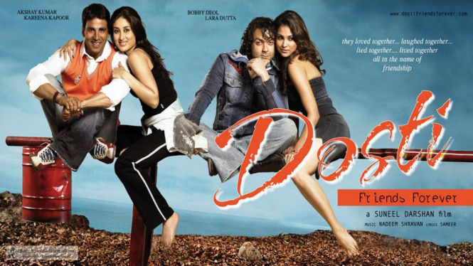 Akshay Kumar dan Lara Dutta Hadir di Mega Bollywood ANTV 'Dosti: Friends Forever' (Foto Poster Film)