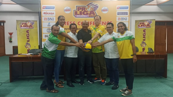 Petrokimia tuan rumah Seri Pertama Putaran Kedua Proliga 2020