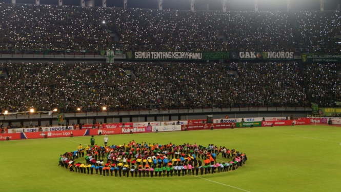 Kick-off Liga 1 2020 di Gelora Bung Tomo, Surabaya, Sabtu, 29 Februari 2020
