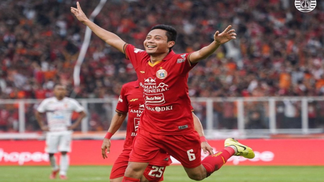 evan-dimas cetak gol saat Persija kalahkan Borneo FC 3-2 DI sugbk 2