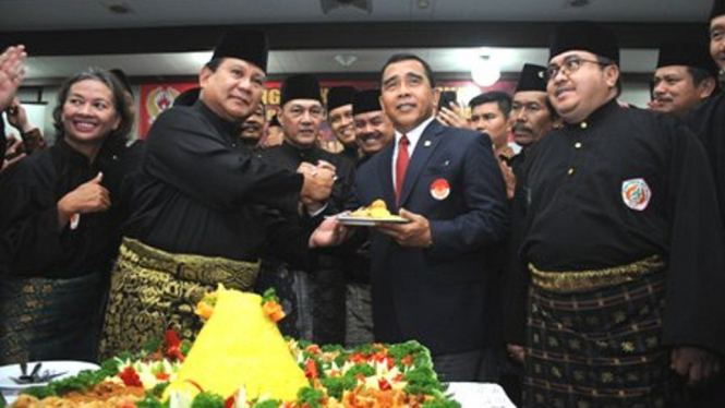 Prabowo Subianto saat dilantik memimpin IPSI (pencak silat) pada 2016 lalu