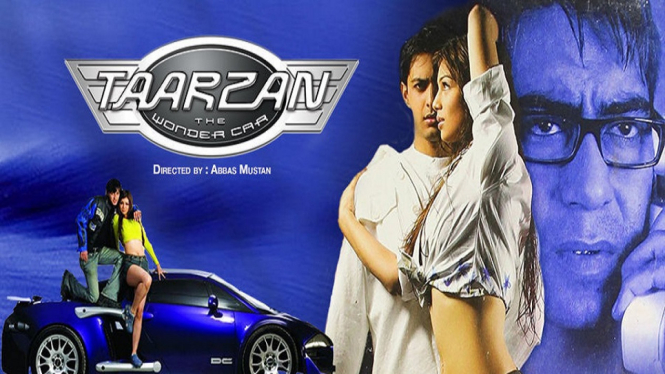 Si Cantik Ayesha Takia dan Ajay Devgn Bertemu di Mega Bollywood ANTV 'Taarzan: The Wonder Car' (Foto Poster Film)