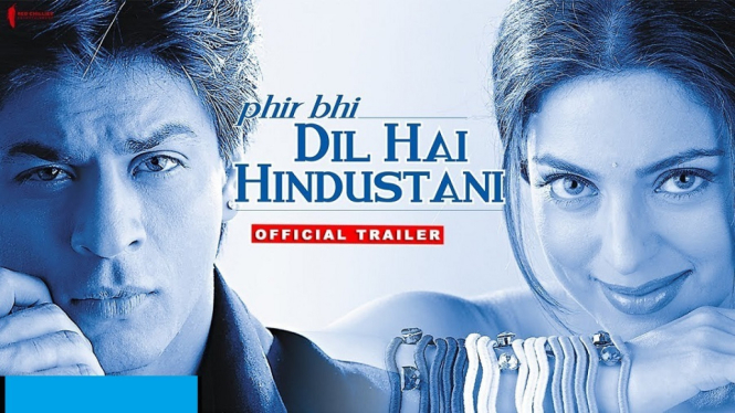 Superstar Shah Rukh Khan Ada di Mega Bollywood ANTV 'Phir Bhi Dil Hai Hindustani (Foto Poster Film)