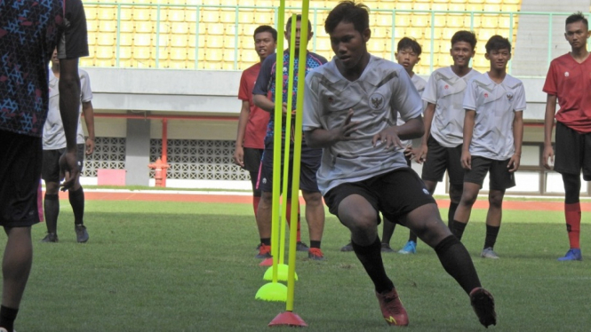 Pemain Timnas U16 TC Tahap 3 di Bekasi