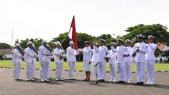 213 Bintara TNI AL Dilantik, Aulia Ayu Nur Lulusan Terbaik