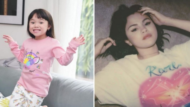 Gempita Nyanyikan Lagu Selena Gomez, Gisel: Lagu Favorit Baru Gempi (Foto: Instagram/Gisella Anastasia/Selena Gomez)