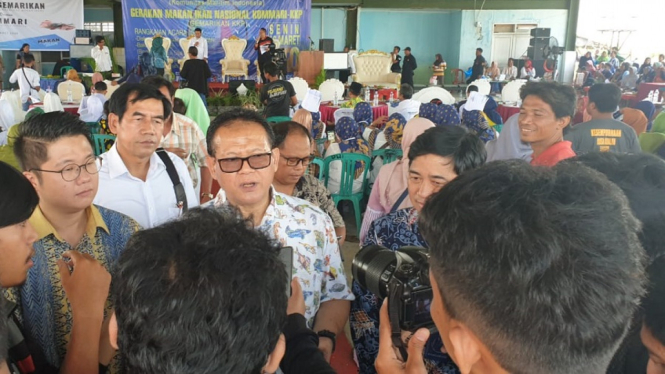 Waspada Corona, KKP Sosialisasi Pentingnya Protein Ikan ke Masyarakat Cirebon (Foto Istimewa)