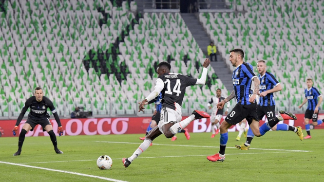 Blaise Matuidi, saat memperkuat Juventus vs Inter Milan di Serie A