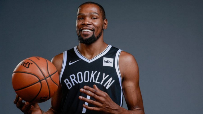 Empat Pemain NBA Brooklyn Nets Positif Corona, Kevin Durant Salah Satunya