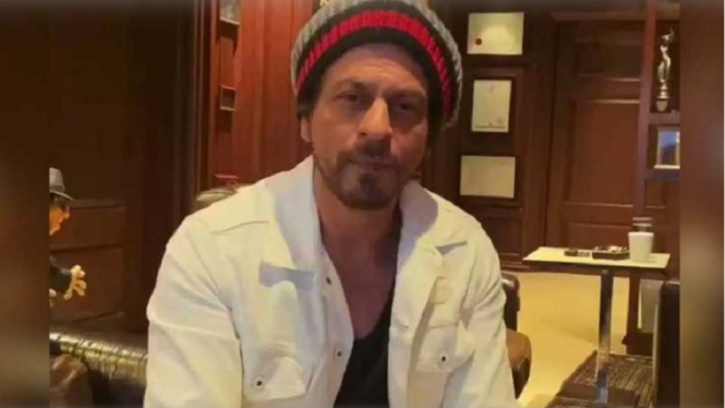 Wabah Virus Corona di India, Shah Rukh Khan Serukan Safe Hand (Foto Tangkap Layar Video)