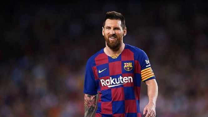 Stay at Home, Lionel Messi dan Kawan Kawan Lakukan Tantangan Jugling Tisu