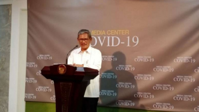 Juru Bicara Pemerintah untuk Penanganan Covid-19, Ahmad Yurianto (Foto: ANTV)