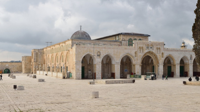 Kompleks Masjid Al-Aqsa Resmi Ditutup akibat Wabah Corona