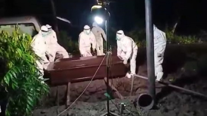 Viral, Video Pemakaman Warga Sedati di Sidoarjo Akibat Covid-19