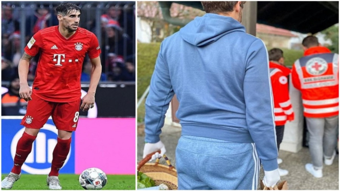 Bundesliga Libur, Pemain Bayern Munich Ini Gabung Tim Palang Merah (Foto: Instagram)