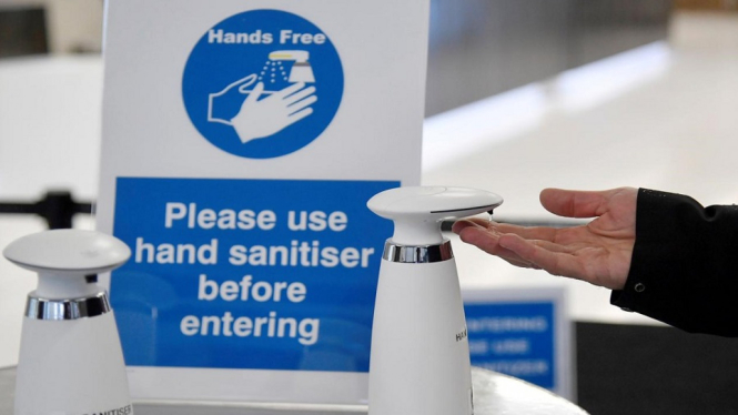 hand sanitizer reuters