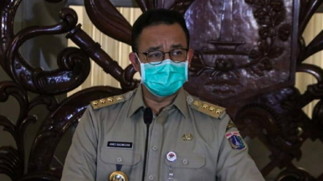 Anies Baswedan Bergetar Saat Sampaikan 283 Warga yang Wafat Belum Diketahu Positif Corona (Foto Tangkap Layar Video Facebook @Pemprov DKI Jakarta)