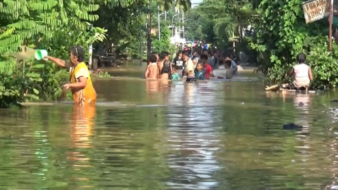 Puluhan Rumah di Jombang Terendam Banjir