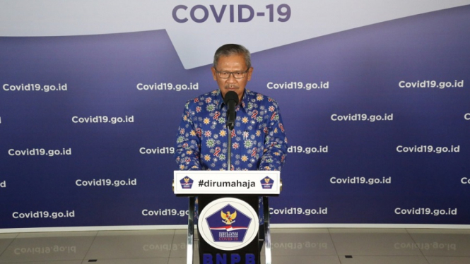 Juru Bicara Pemerintah untuk Covid-19 Achmad Yurianto (BNPB)