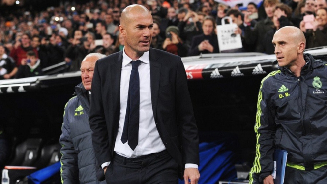 Pelatih Real Madrid, Zinedine Zidane diyakini akan didatangkan Juventus ke Turin musim depan