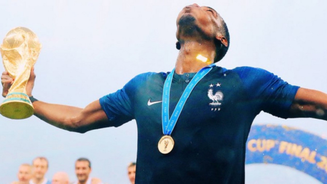 Paul Pogba mencatatkan gelar juara Piala Dunia 2018 bersama Timnas Prancis