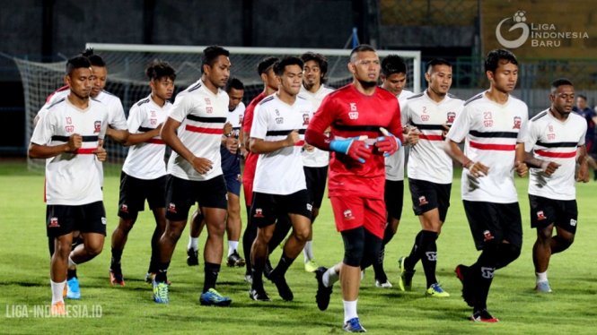 Madura United Kontrol Kondisi Pemain Via Video Latihan