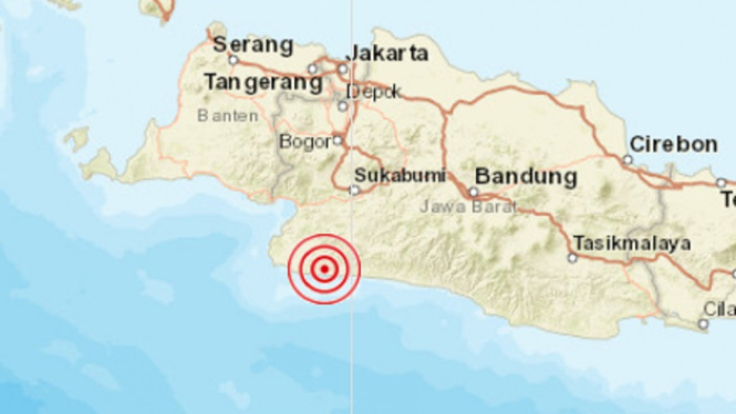 Gempa Magnitudo 5 Guncang Sukabumi Jawa Barat