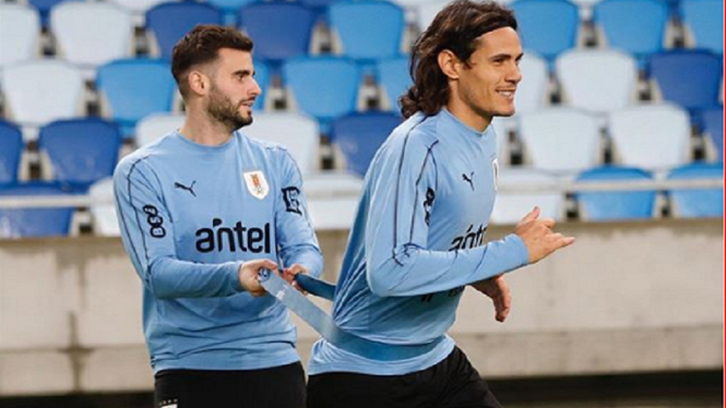 Edinson Cavani Striker Timnas Uruguay dan PSG