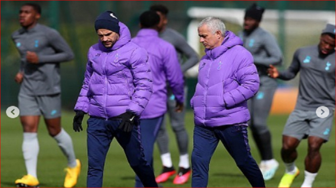 Jose Mourinho Training 1