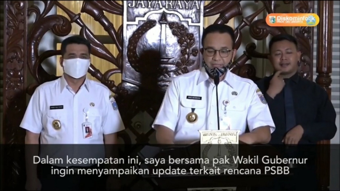 Mulai Besok, Warga yang Tak Pakai Masker di DKI Jakarta Kena Denda Rp250 Ribu (Foto Dok. Tangkap layar Video Instagram @aniesbaswedan)