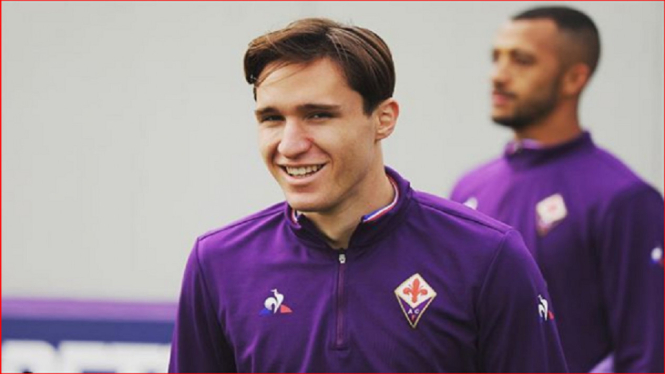 Federico Chiesa winger Fiorentina 0