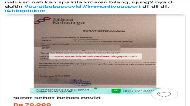 Polda Bali Bekuk 7 Orang Pembuat Surat Keterangan Sehat Bebas Covid-19