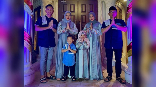 Jelang Hari Raya Idul Fitri 1441 H, Keluarga ASIX Rilis Single ‘Selamat Lebaran’ (Foto: Instagram/@ashanty_ash)